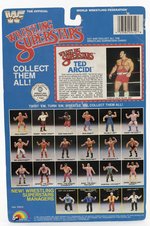 WWF LJN WRESTLING SUPERSTARS SERIES 4 TED ARCIDI CARDED ACTION FIGURE.