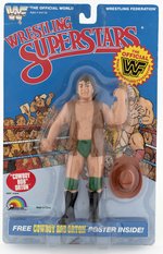 WWF LJN WRESTLING SUPERSTARS SERIES 4 BOB ORTON CARDED ACTION FIGURE.