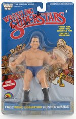 WWF LJN WRESTLING SUPERSTARS SERIES 3 BRUNO SAMMARTINO CARDED ACTION FIGURE.