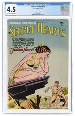 SECRET HEARTS #23 AUGUST-SEPTEMBER 1954 CGC 4.5 VG+.