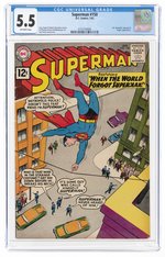 SUPERMAN #150 JANUARY 1962 CGC 5.5 FINE-.