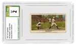 1925 TURF CIGARETTES #50 BASEBALL-GEORGE SISLER RICHARD MERKIN COLLECTION CSG 2 GOOD.