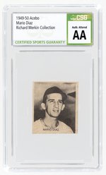 1949-50 ACEBO MARIO DIAZ RICHARD MERKIN COLLECTION CSG AA AUTHENTIC ALTERED.