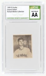 1949-50 ACEBO OCTAVIO RUBERT RICHARD MERKIN COLLECTION CSG AA AUTHENTIC ALTERED.