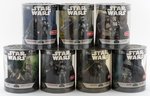 STAR WARS - ORDER 66 TARGET EXCLUSIVE LOT OF SEVEN IN CYLINDRICAL PACKAGES.