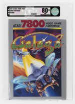 ATARI 7800 (1987) GALAGA VGA 80+ NM.