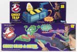 THE REAL GHOSTBUSTERS GHOST TRAP AND GHOST GRAB-A-METER IN BOXES.