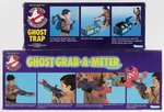 THE REAL GHOSTBUSTERS GHOST TRAP AND GHOST GRAB-A-METER IN BOXES.