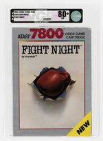 ATARI 7800 (1989) FIGHT NIGHT VGA 80+ NM.