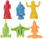 BUCK ROGERS IN THE 25TH CENTURY FIGURAL PENCIL "SPACE TOPPERS" IN BOXES.