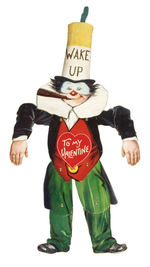 FLIP FROM LITTLE NEMO DIE-CUT JOINTED VALENTINE FIGURE BY TUCK.