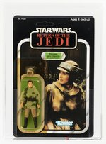 STAR WARS: RETURN OF THE JEDI (1984) - PRINCESS LEIA ORGANA (COMBAT PONCHO) 77 BACK-A AFA 80 Y-NM.