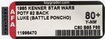 STAR WARS: THE POWER OF THE FORCE (1985) - LUKE SKYWALKER (BATTLE PONCHO) 92 BACK AFA 80+ Y-NM.