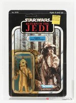 STAR WARS: RETURN OF THE JEDI (1983)- LOGRAY (EWOK MEDICINE MAN) 65 BACK-A AFA 85 Y-NM+.