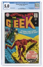 BROTHER POWER THE GEEK #1 SEPTEMBER-OCTOBER 1968 CGC 5.0 VG/FINE (FIRST BROTHER POWER, THE GEEK).