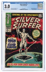 SILVER SURFER #1 AUGUST 1968 CGC 3.0 GOOD/VG.