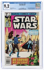 STAR WARS #43 JANUARY 1981 CGC 9.2 NM- (NEWSSTAND EDITION).