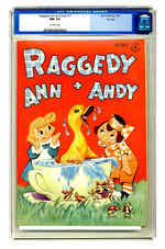 RAGGEDY ANN AND ANDY #17 OCTOBER 1947  CGC 9.4 CREAM TO OFF-WHITE PAGES FILE COPY.