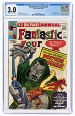 FANTASTIC FOUR ANNUAL #2 1964 CGC 3.0 GOOD/VG.