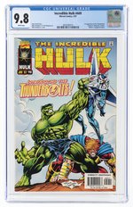 INCREDIBLE HULK #449 JANUARY 1997 CGC 9.8 NM/MINT (FIRST THUNDERBOLTS).