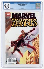 MARVEL ZOMBIES #1 FEBRUARY 2006 CGC 9.8 NM/MINT.