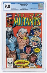 NEW MUTANTS #87 MARCH 1990 CGC 9.8 NM/MINT (FIRST CABLE & STRYFE).