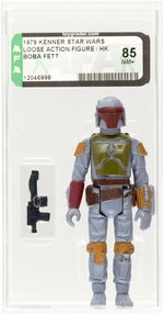 STAR WARS (1979) - LOOSE ACTION FIGURE/HK BOBA FETT AFA 85 NM+.