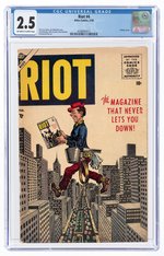 RIOT #4 FEBRUARY 1956 CGC 2.5 GOOD+ (INFINITY COVER).