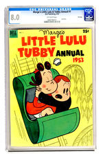 MARGE’S LITTLE LULU & TUBBY ANNUAL #1 MARCH 1953 CGC 8.0 OFF-WHITE PAGES FILE COPY.