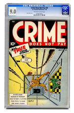 CRIME DOES NOT PAY #34 JULY 1944 CGC 9.0 OFF-WHITE TO WHITE PAGES.