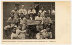 1907 KNIGHTS OF COLUMBUS (WARREN COUNCIL #474) BASEBALL TEAM POSTCARD.