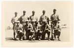 1922 LANCASTER (PA) DODGERS BASEBALL TEAM REAL PHOTO POSTCARD.