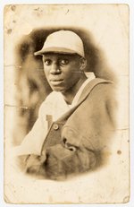 C. 1930's WINTER LEAGUE BASEBALL PLAYER REAL PHOTO POSTCARD.