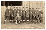 C. 1910 LOVELAND'S BOOSTER BASEBALL TEAM REAL PHOTO POSTCARD.