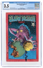 SLOW DEATH FUNNIES #1 APRIL 1970 CGC 3.5 VG-.