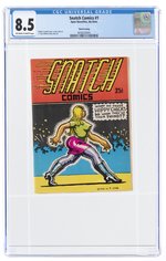 SNATCH COMICS #1 ND CGC 8.5 VF+ (THIRD PRINTING).