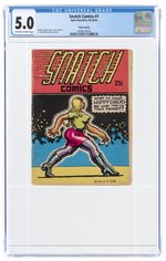 SNATCH COMICS #1 ND CGC 5.0 VG/FINE (THIRD PRINTING).