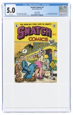 SNATCH COMICS #3 JUNE 1972 CGC 5.0 VG/FINE (SECOND PRINTING).