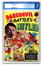 DAREDEVIL BATTLES HITLER #1 JULY 1941 WHITE PAGES VANOUVER COPY