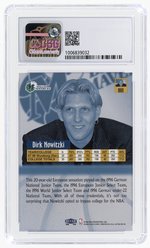 1998-99 FLEER ULTRA #118 DIRK NOWITZKI ROOKIE CARD CSG 9 MINT.