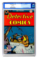 DETECTIVE COMICS #100 JUNE 1945 CGC 6.5 OFF-WHITE TO WHITE PAGES.