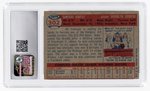 1957 TOPPS #302 SANDY KOUFAX (HOF) CSG 2 GOOD.