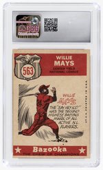 1959 TOPPS #563 WILLIE MAYS '59 ALL STAR (HOF) CSG 2.5 GOOD+.