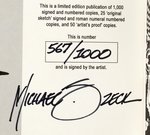 THE ART OF MICHAEL ZECK VOLUME 1 SIGNED EDITION.