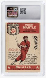 1959 TOPPS #564 MICKEY MANTLE '59 ALL STAR (HOF) CSG 6 EX/NM.