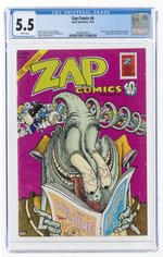 ZAP COMIX #6 1973 CGC 5.5 FINE-.