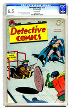 DETECTIVE COMICS #123 MAY 1947 CGC 6.5 OFF-WHITE PAGES.