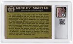 1961 TOPPS #578 MICKEY MANTLE ALL STAR (HOF) CSG 4 VG/EX.