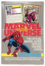 IMPEL MARVEL UNIVERSE SERIES II TRADING CARDS IN FACTORY SEALED BOX.