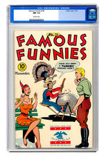FAMOUS FUNNIES #136 NOVEMBER 1946 CGC 9.2 OFF-WHITE PAGES.